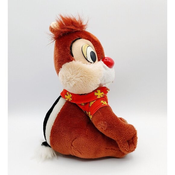 Disney World Chip & Dale Rescue Rangers  Chipmunk Plush 10" Dale - Picture 2 of 5